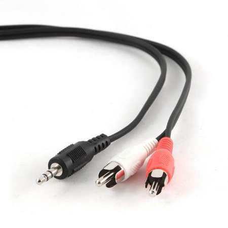 Cablu audio Gembird 3.5mm Jack - RCA 1.5m Black