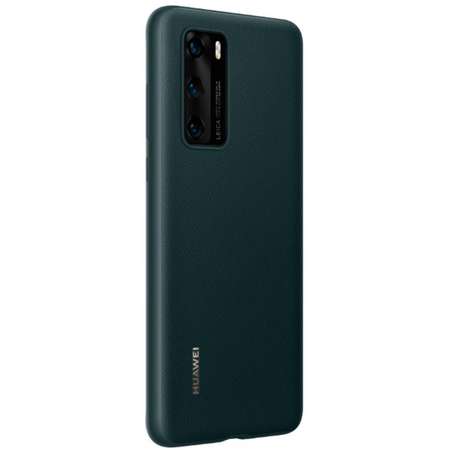Husa Huawei P40 PU Case Ink Green