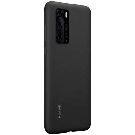 Husa Huawei P40 Silicone Case Black