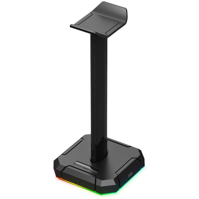 Suport casti Scepter Pro Iluminare RGB Black