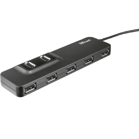 Hub USB Trust Oila 7 7x USB Black