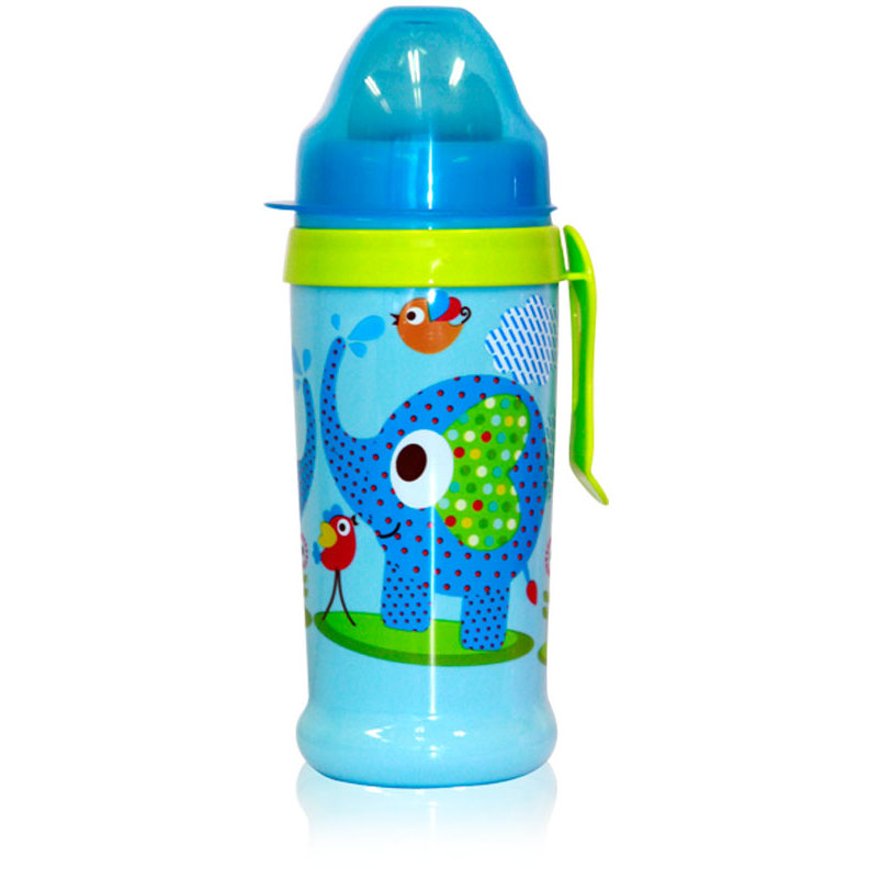 Biberon 1020056 anticurgere cu clips de agatare 360ml Custom