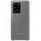Husa Protectie Spate Samsung Galaxy S20 Ultra Protective LED Cover Gray