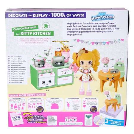 Set Shopkins Happy Places S1 Welcome Pack Kitty Kitchen