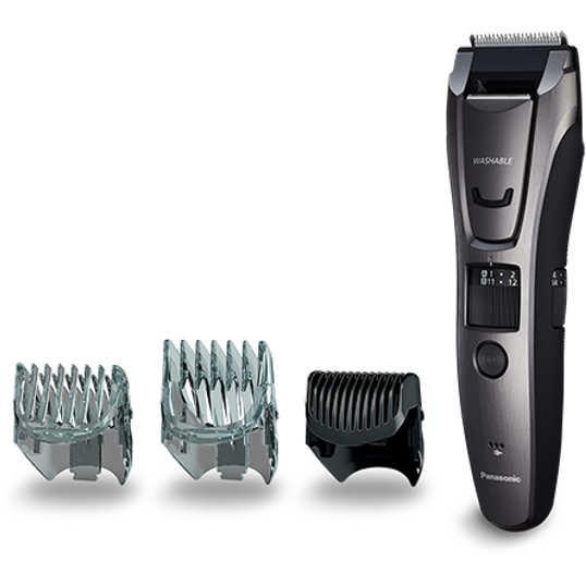 Masina de tuns ER-GB80-H503 Lavabil LED Silver Black