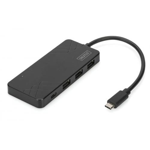 Hub USB DA-70241-1 3x USB 3.2 Black