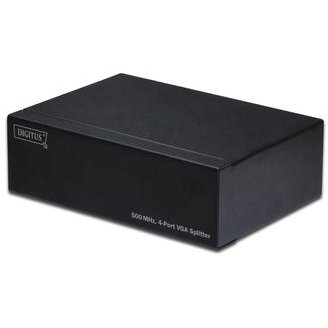 Splitter VGA 1 - 4 DS-42110 Latime de banda video 500MHz Distanta de transmisie 75m Negru