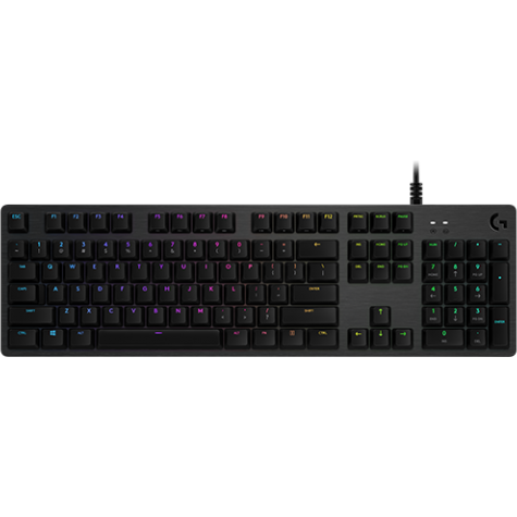 Tastatura Gaming G512 Carbon GX Brown Tactile Switch RGB LED USB Layout US Black