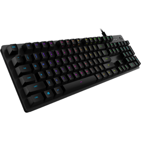 Tastatura Gaming Logitech G512 Carbon GX Brown Tactile Switch RGB LED USB Layout US Black