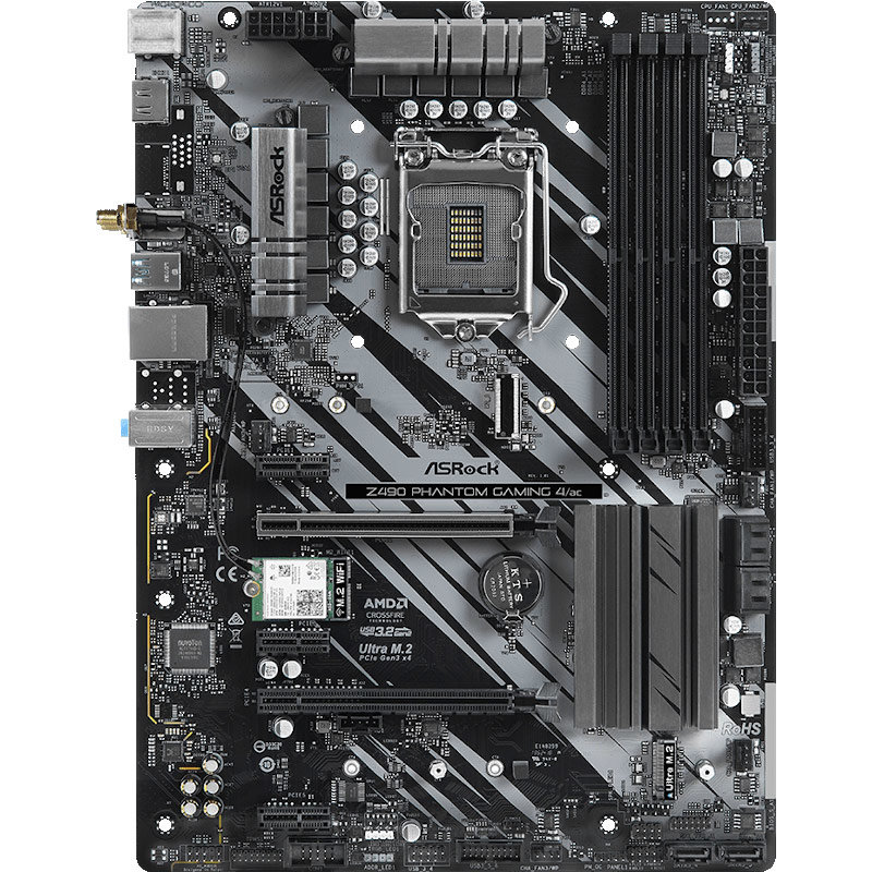 Placa de baza Z490 Phantom Gaming 4/ac Intel LGA1200 ATX