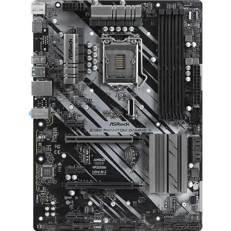 Placa de baza Z490 Phantom Gaming 4 Intel LGA1200 ATX Dual Channel DDR4 Nahimic Audio