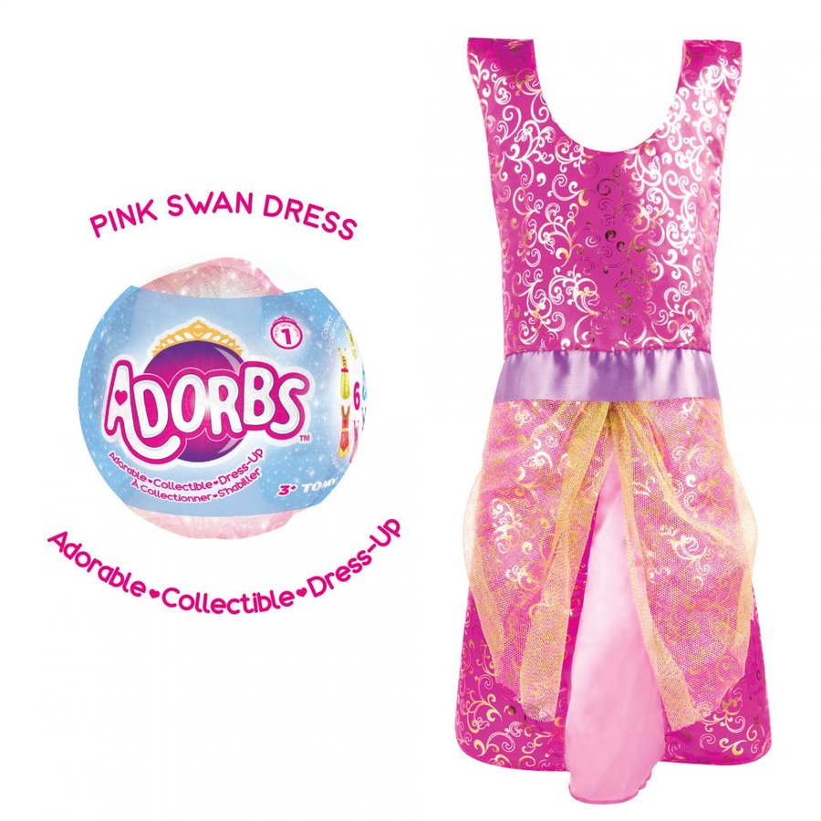 Costum tip rochie Adorbs Pink Swan