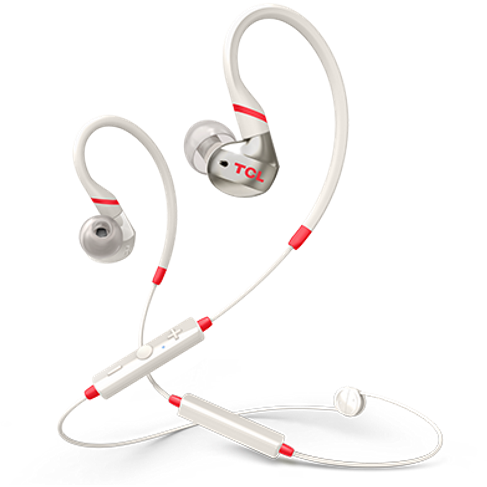 Casti ACTV100BT Crimson White