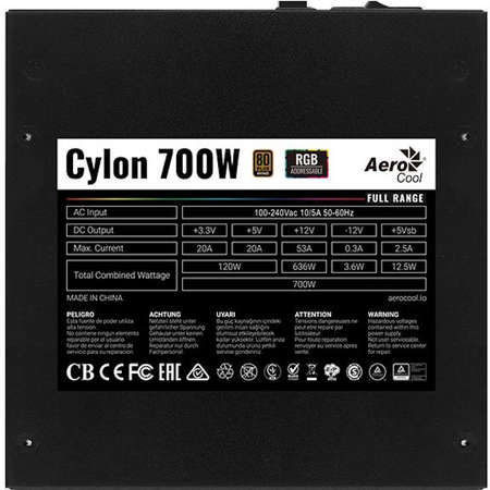 Sursa Aerocool Cylon 700W RGB