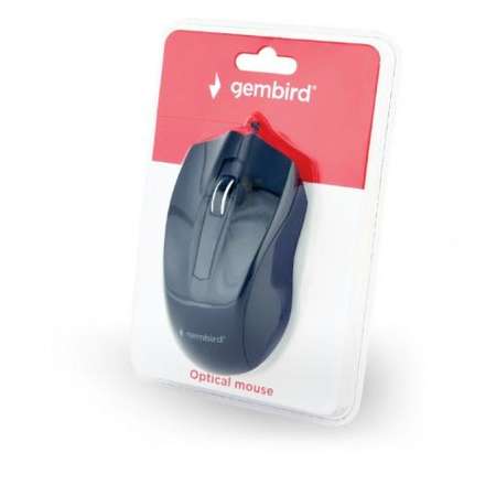 Mouse Gembird MUS-3B-01 USB Black