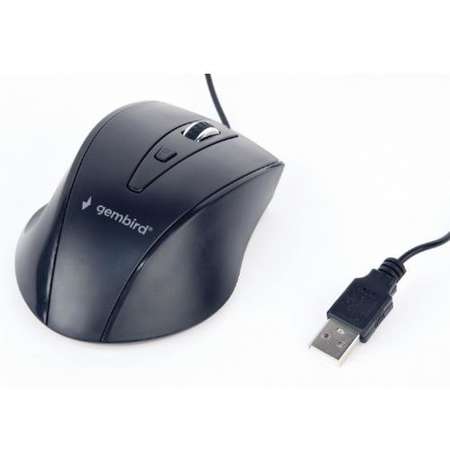 Mouse Gembird MUS-4B-02 USB Black