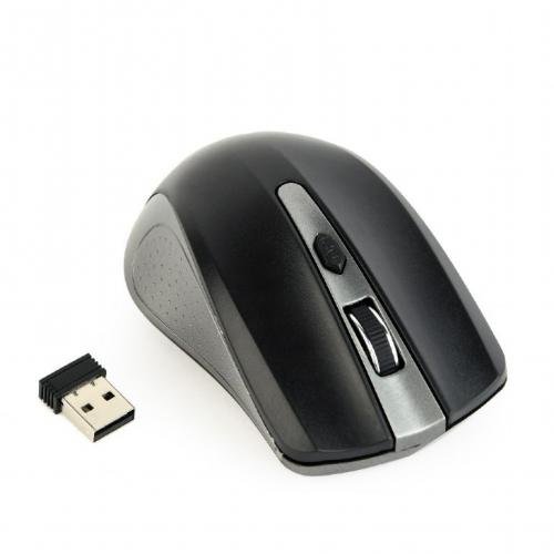 Mouse Wireless MUSW-4B-04 USB Black Grey