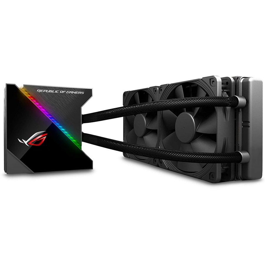 Cooler procesor ROG RYUJIN 240 cu OLED color LiveDash Aura Sync RGB Ventilatoare Noctua iPPC 2000 PW