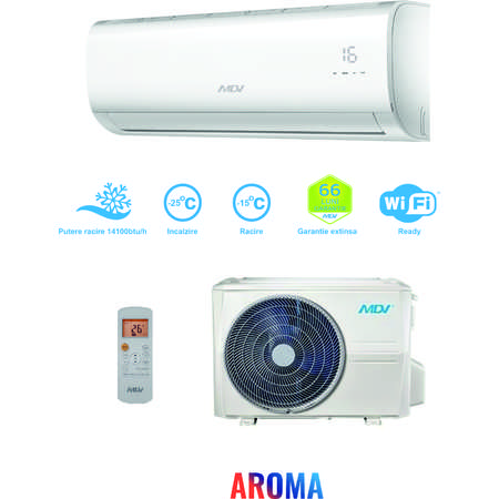 Aparat aer conditionat MDV Aroma Inverter 18000BTU Clasa A++ Wi-Fi Ready Alb