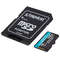 Card Kingston Canvas Go Plus microSDXC 128GB Clasa 10 U3 UHS-I 170 Mbs cu Adaptor