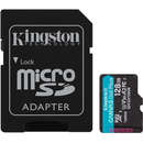 Canvas Go Plus microSDXC 128GB Clasa 10 U3 UHS-I 170 Mbs cu Adaptor