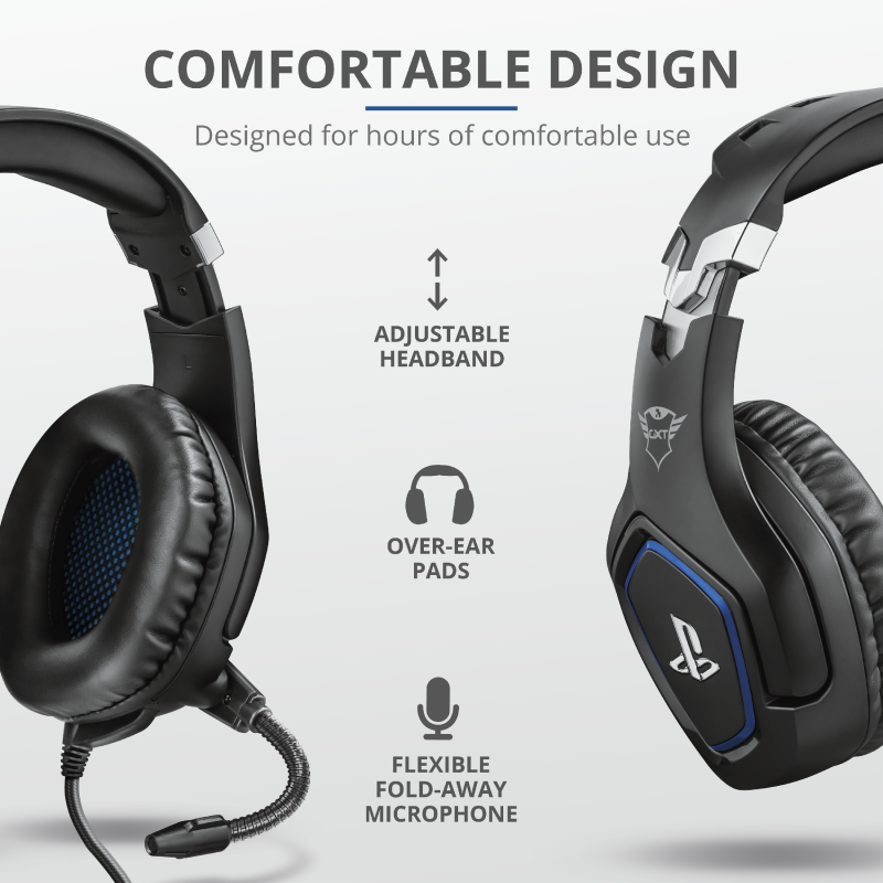 Căști gaming Trust GXT 488 Forze licență oficială PS4 Black — imaginea 4