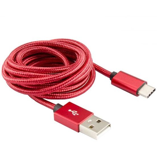 Cablu CAB0144 USB Male - USB-C Male 1.5m Red