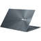 Laptop ASUS ZenBook 14 UM425IA-HM039T 14 inch FHD AMD Ryzen 7 4700U 8GB DDR4 512GB SSD Windows 10 Home Pine Grey