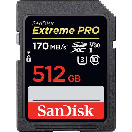 Card de memorie Sandisk Extreme Pro 512GB SDXC UHS-I U3