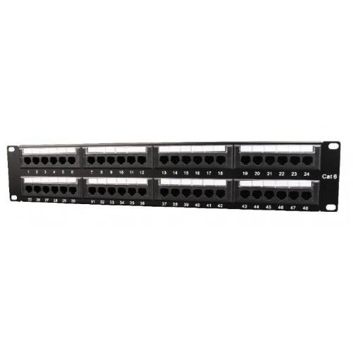 Patch Panel NPP-C624-002 19 inch 24 port Black