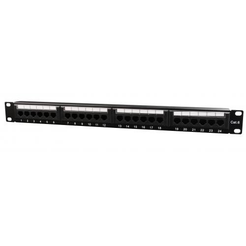 Patch Panel NPP-C624CM-001 19 inch 24 port Black