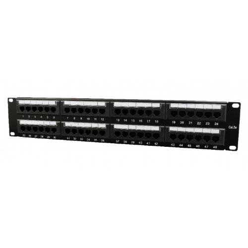 Patch Panel NPP-C648CM-001 19 inch 48 port Black