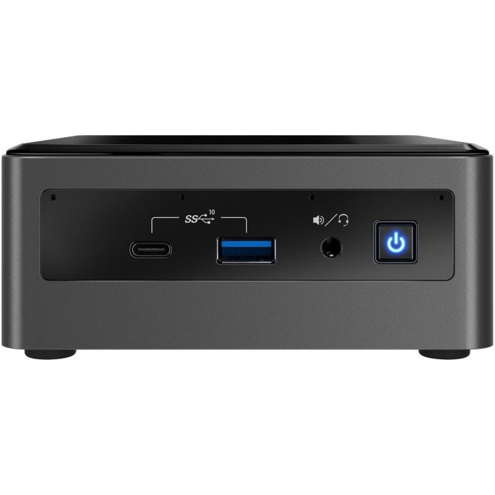 Barebone NUC BXNUC10I3FNH2 Intel Core i3-10110U 2x DDR4 SO-DIMM 1x M.2 SSD WiFi BT HDMI Black
