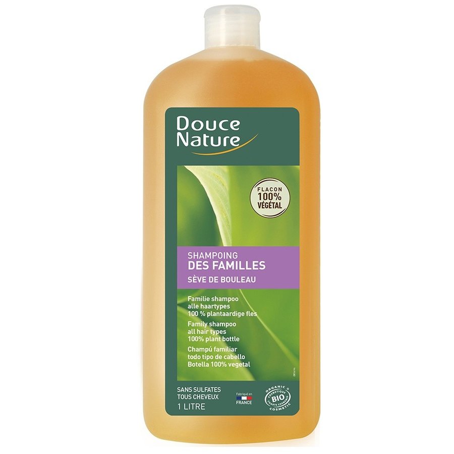 Sampon orice tip de par cu seva de mesteacan, fara sulfati, 1 Litru