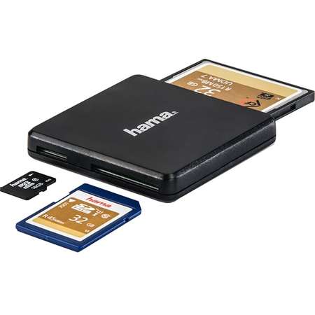 Card reader Hama 124022 USB 3.0 Black