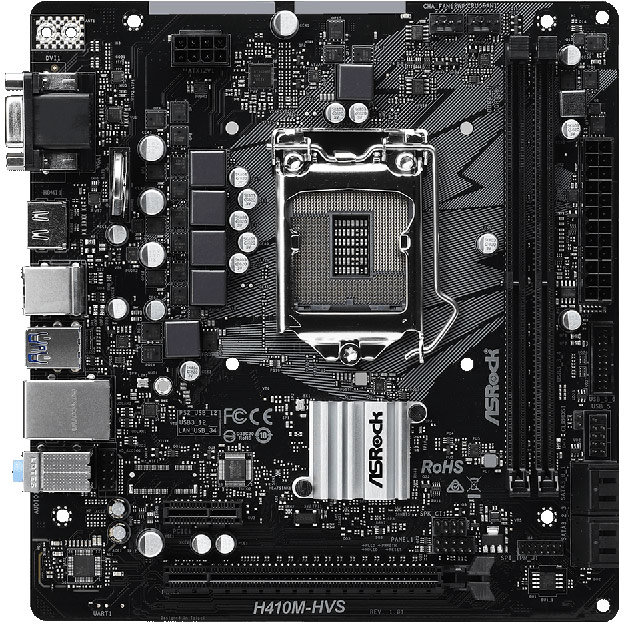 Placa de baza H410M-HVS Intel LGA1200 mATX