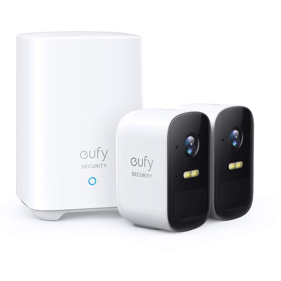 Kit 2 Camere video eufyCam 2C 1080p Wireless White