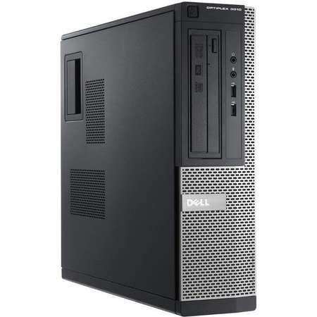 Sistem desktop Dell Refurbished OptiPlex 3010 SFF Intel Core i3-3220 4GB DDR3 500GB HDD DVD Black