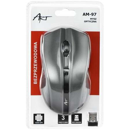 Mouse Wireless ART AM-97C Argintiu