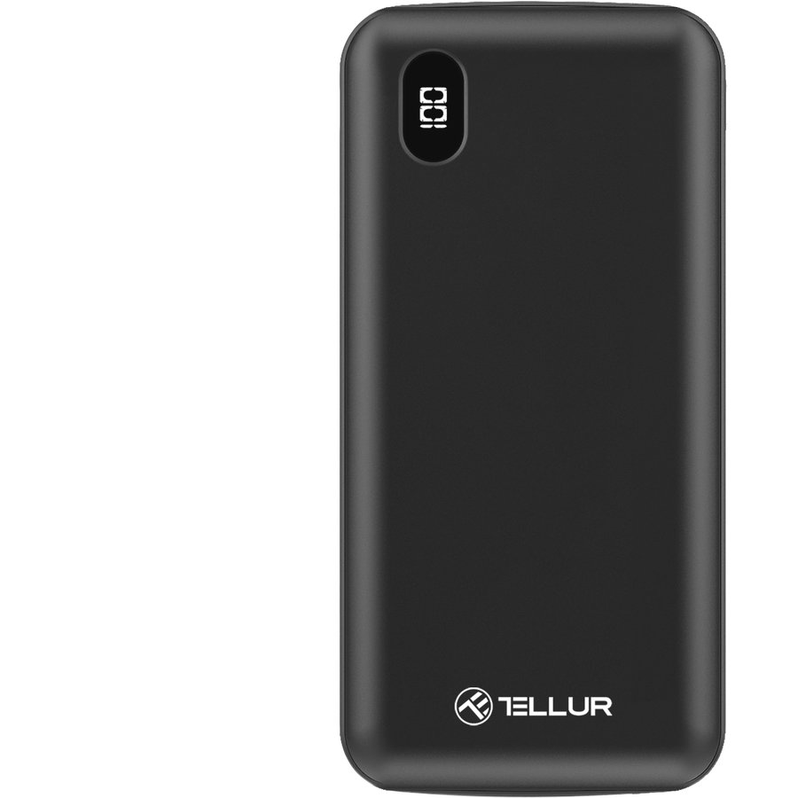 Baterie externa PD100 cu Power Delivery QC 3.0 10000mAh Negru