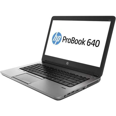 Laptop HP Refurbished ProBook 640 G1 14 inch HD Intel Core i5-4210U 4GB DDR3 500GB HDD Windows 10 Home Black Silver