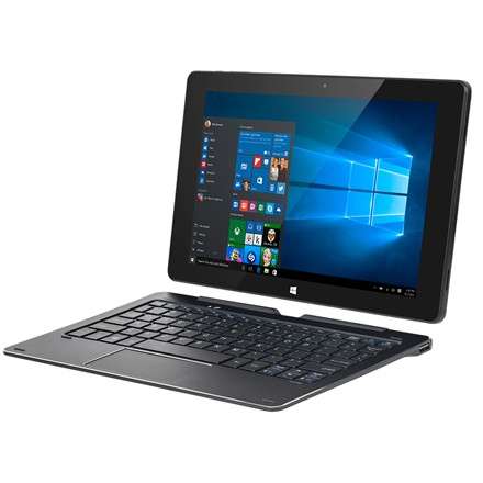 Tableta cu tastatura Kruger&Matz 10.1 inch Edge Dual Core 4GB 64GB Windows 10 Home Negru
