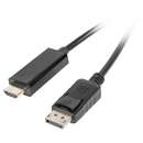CA-DPHD-10CC-0050-BK DisplayPort v.1.1 Male la HDMI Male 5m Negru