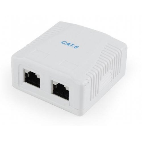 Adaptor de retea 2x RJ-45 FTP Cat6 White