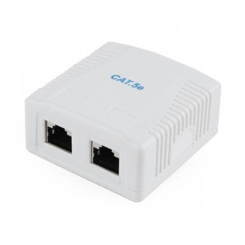 Adaptor de retea 2x RJ-45 FTP Cat5e White