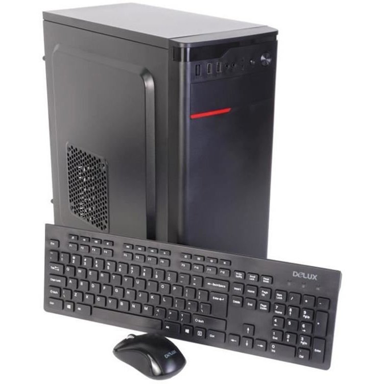 Sistem desktop Office Plus Intel Celeron G3920 8GB DDR4 240GB SSD Black