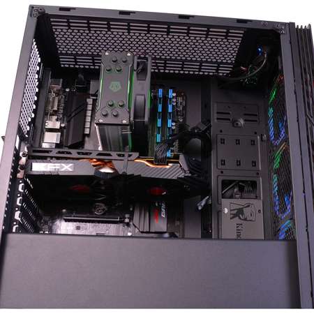 Sistem desktop Inaza T-Rex AMD Ryzen 5 3600 16GB DDR4 1TB HDD 480GB SSD Black
