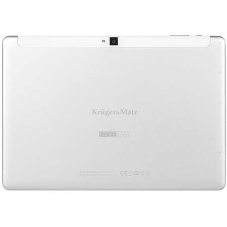 Tableta Kruger&Matz Eagle 1066 10.1 inch IPS Quad Core 1GB RAM 16GB Flash Android 7 Wi-Fi 3G White