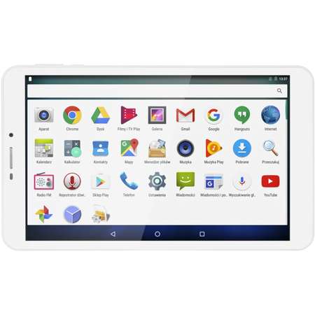 Tableta Kruger&Matz Eagle 804 8 inch IPS Quad Core 1GB RAM 8GB Flash Android 6 Wi-Fi 3G White