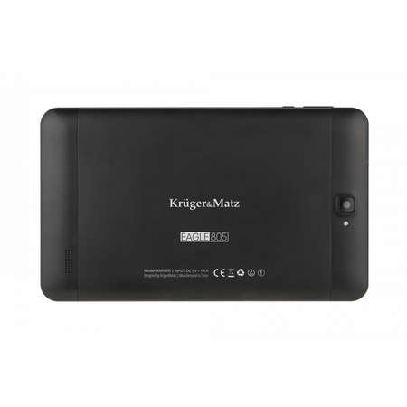 Tableta Kruger&Matz Eagle 805 8 inch IPS Quad Core 1GB RAM 8GB Flash Android 7 Wi-Fi 4G Black